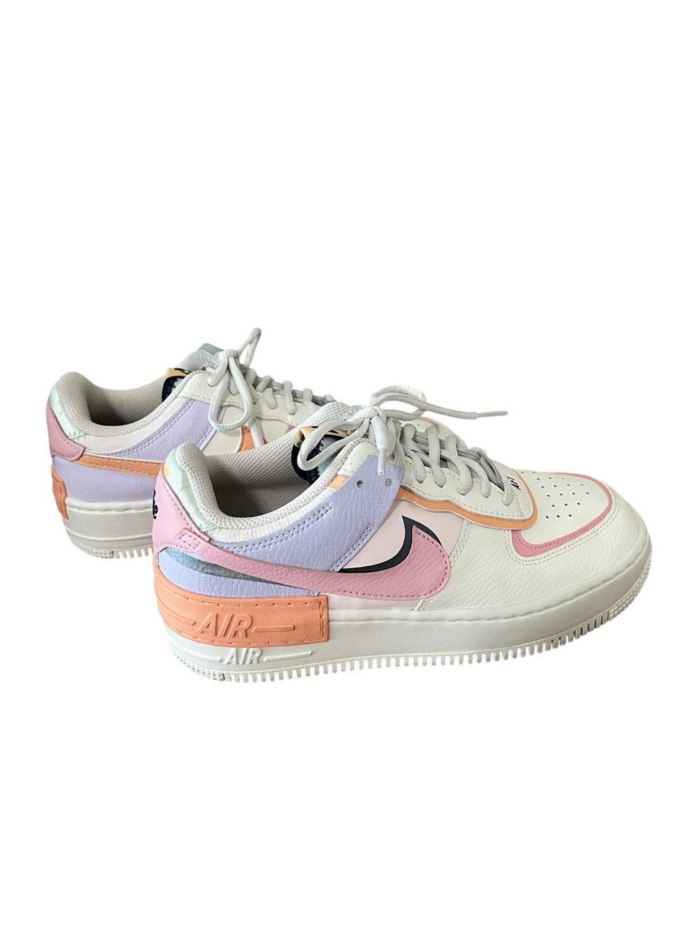 Nike Air Force 1 Shadow Orange Chalk Pink Glaze Size 7.5 - Picture 4 of 14